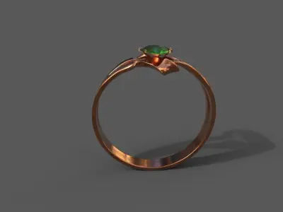 High-Quality 3D Ring Model Low-poly 3D model 31