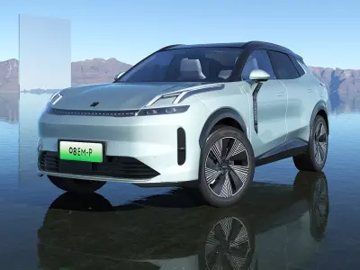 2025 Lynkco 08 EM-P whit interior  3D model