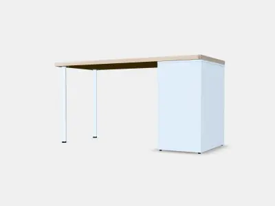 LAGKAPTEN - ALEX Desk 12 Low-poly 3D model