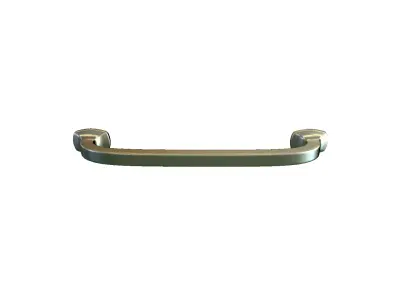 Handle 4 pull - brass 3D model