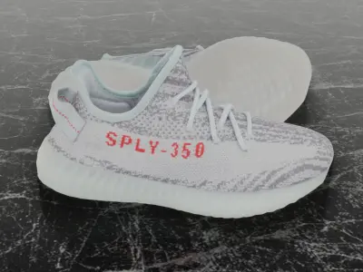 ADIDAS YEEZY BOOST 350 3D SHOES 3D model