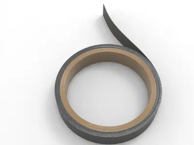 Bury Tape Low-poly 3D model