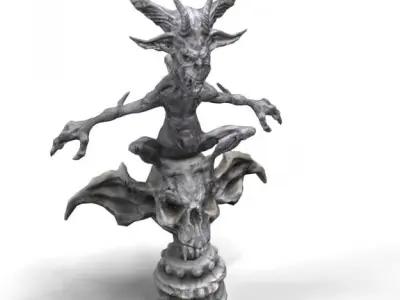 Laughing Gargoyle 3D model