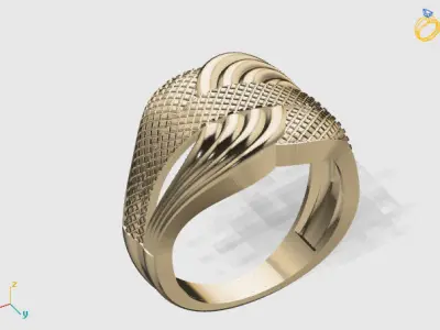 Women Plain Ring STL Models Womens Ring 3dmodels 3D print model 3D print model 7