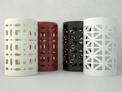 Ceramic Lanterns 3D model