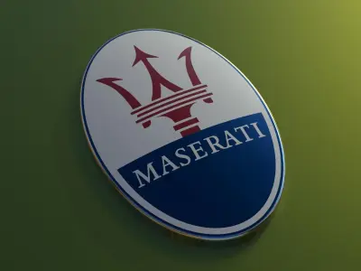 MASERATI Logo 3D model