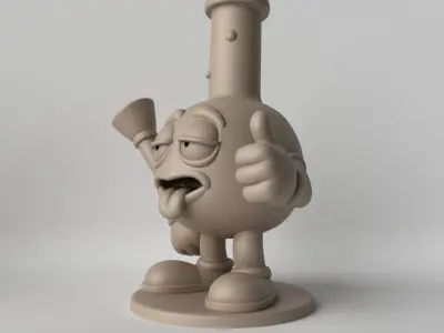 Bong Buddy  Chill Mascot 3D print model