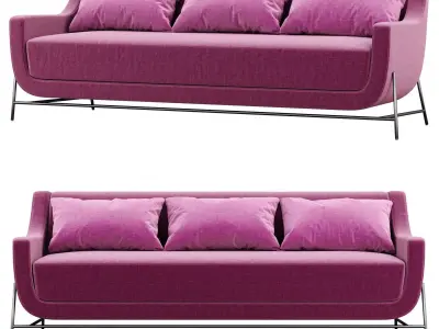 Ski Sofa by HBF studio  3D model