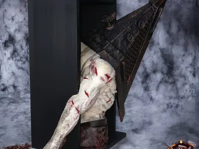 Silent Hill - Pyramid Head - Book Nook 3D print model