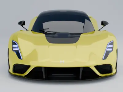 Hennessey Venom F5 3D model
