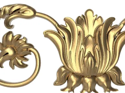  decorative pattern ready for 3D printing 3D model 261