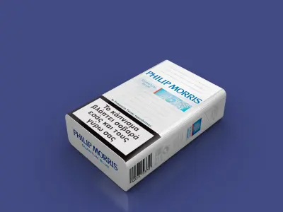 Philip Morris cigarette pack 3D model