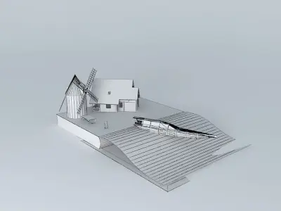 Open book Free 3D model