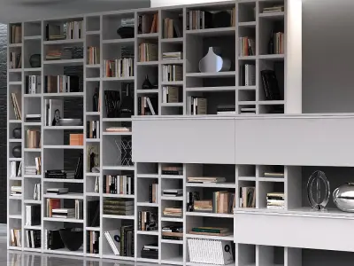 CROSSING bookcase 3D model