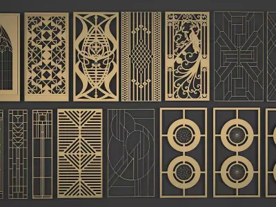 Decorative Panel 5 3D model buy