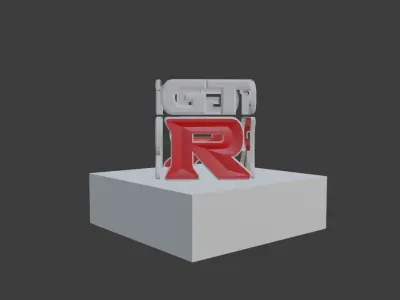 Nissan GTR Logo  3D model