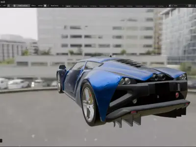 Car Marussia B2-28T 2010 3D model