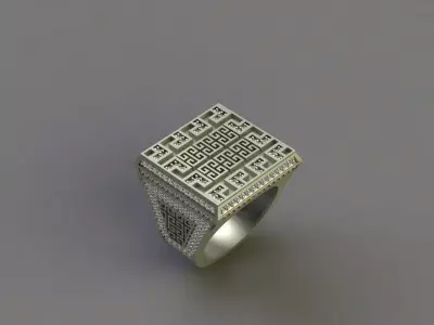 Gent Ring  3D print model
