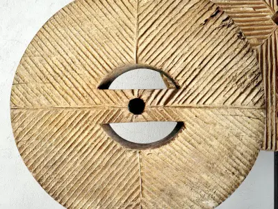 Old Wood Wheels 3D model