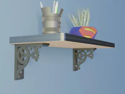 Shelf Bracket 13 3D print model