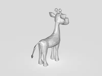 Giraffe Low-poly Low-poly 3D model purchase