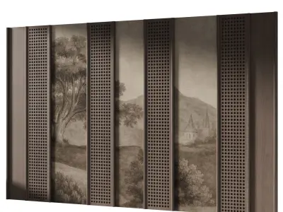 Decorative V54 Wall Panels 3D model