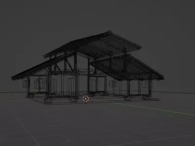 3D container house 3D model