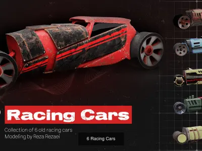 15 car ready for game 3D Model Pack