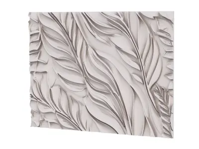 decor set wall panel wall relief mural CNC 39 3D model