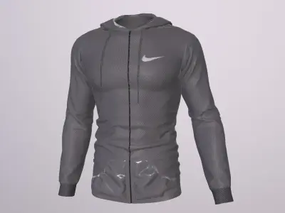 NIKE TRAINING HOODIE PBR Low-poly 3D model