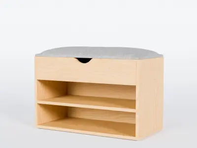 Heim Studio YISU Shoes Rack 60x30x43 Low-poly 3D model