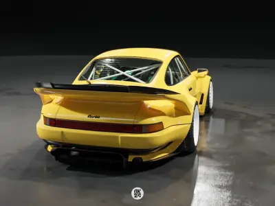 Porsche 911 Widebody kit 3D model