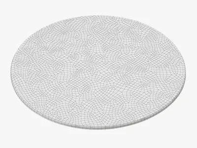 Morel Round Rug 3D model
