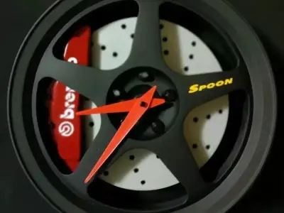 Mags Wall Clock Spoon 3D print model