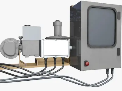 Electricity Generator Model 3D model