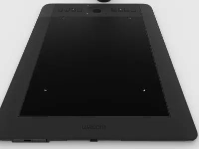 wacom tablet intuos 5 3D model