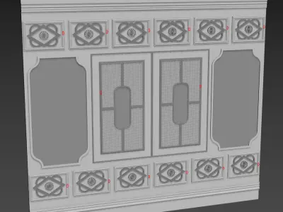 Interior Wall Panel 3D modal design 3D wall design  3D model