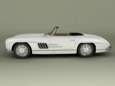 Mercedes Benz 300SL Convertible 3D model