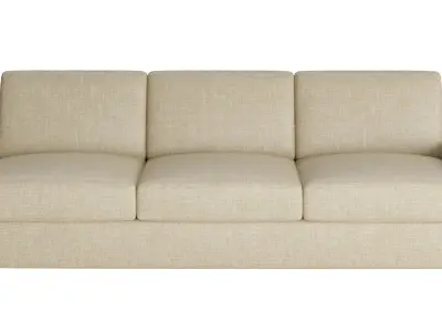 Maxwell Three-seat-cushion sofa 3D model
