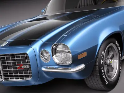 Chevrolet Camaro 1970 Z28 3D model