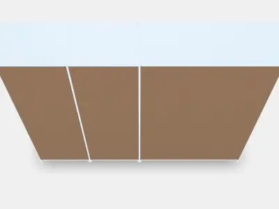 PAX 3 wardrobe frames 6 Low-poly 3D model