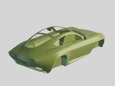 Alfa Romeo Disco Volante 2013 Printable Body 3D print model