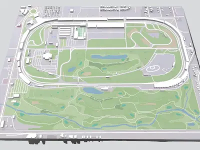 Indianapolis Motor Speedway 3D model