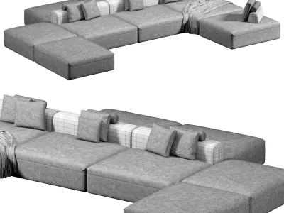 Cooper Sofa Modular 3D model