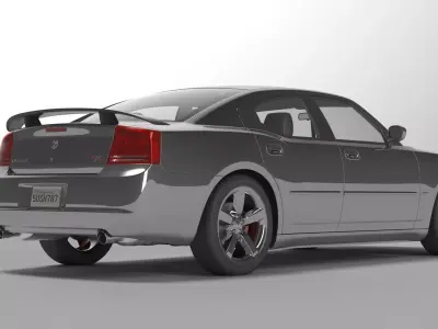 dodge charger 3D model by glennaguiar