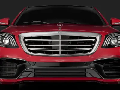 Mercedes AMG S 63 4MATIC V222 2018 Lang 3D model