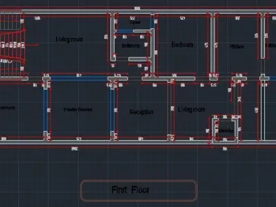 2d plan  3D model
