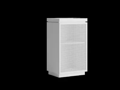 Brass Wire Mesh Cabinet 3D model