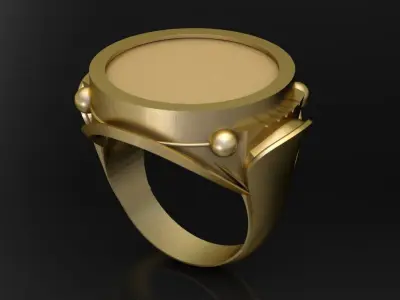 Coin Ring 1 3D print model