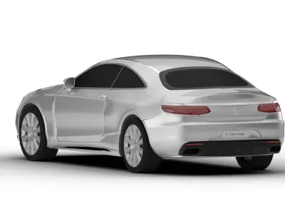 Mercedes-Benz S Class Coupe 3D model